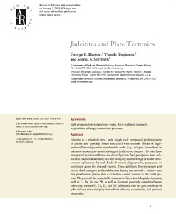 Jadeitites and plate tectonics